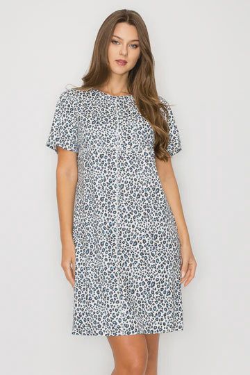 Joh. &quot;Audrey&quot; Animal Print Dress (A8449P-NP)
