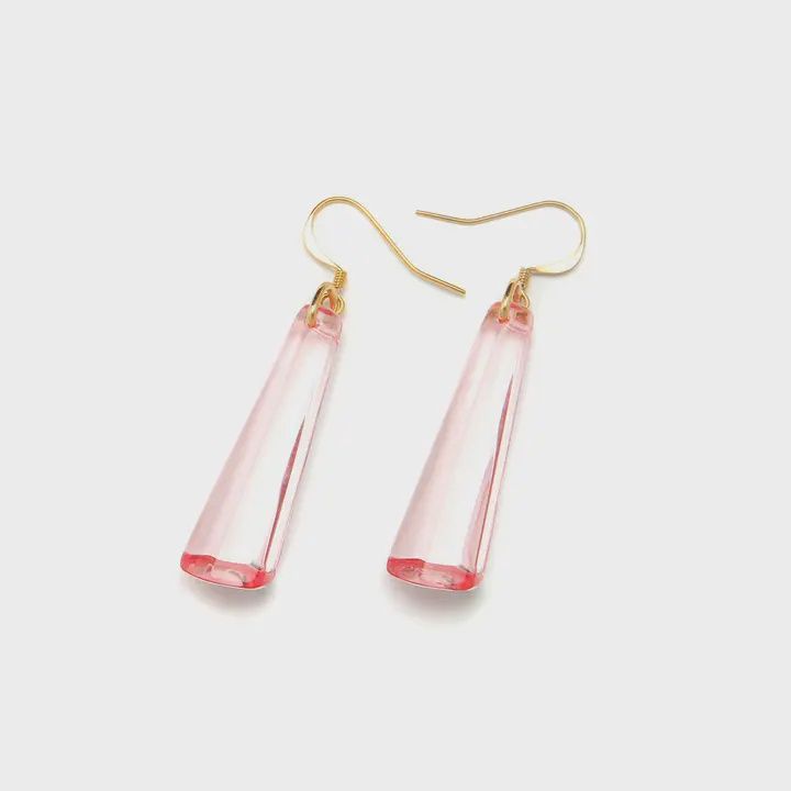 Crystal Drop Earring (P1482T), Color: Primrose