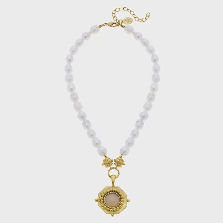 Becca Moonstone Pearl Necklace (3951m)