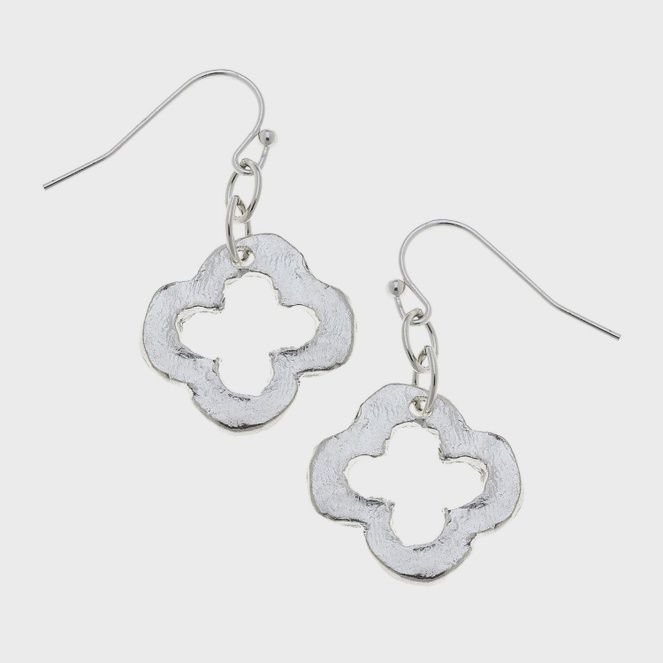 Silver Clover Earrings (1925)