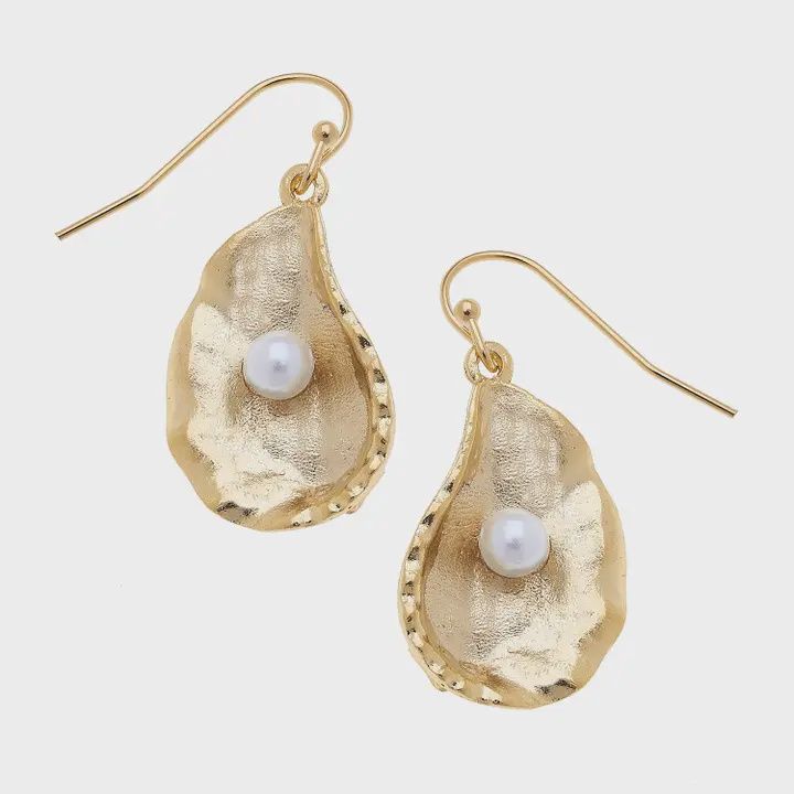 Oyster + Pearl Earrings (1963g)
