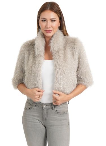 Love Token ALICE Faux Fur Shrug