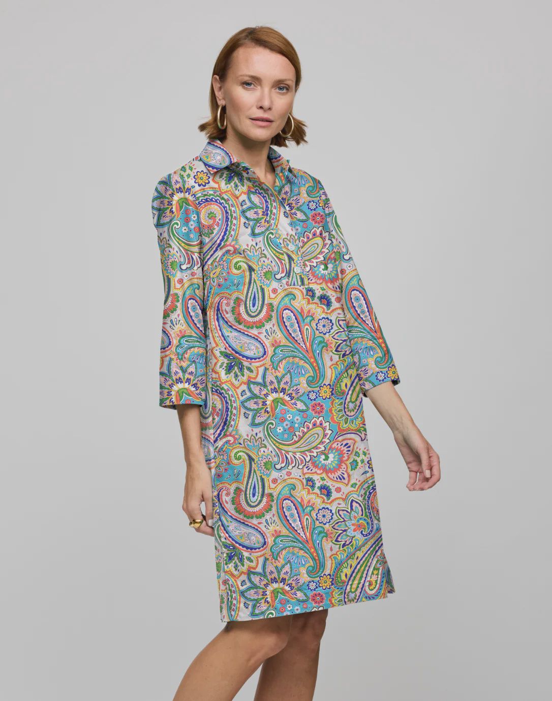 Hinson Wu &quot;Charlotte&quot; 3/4 Sleeve Dress (1610985)