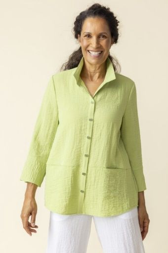 Habitat Express Travel Hidden Pocket Swing Shirt (5152), Colour: LEAF, Size: XL