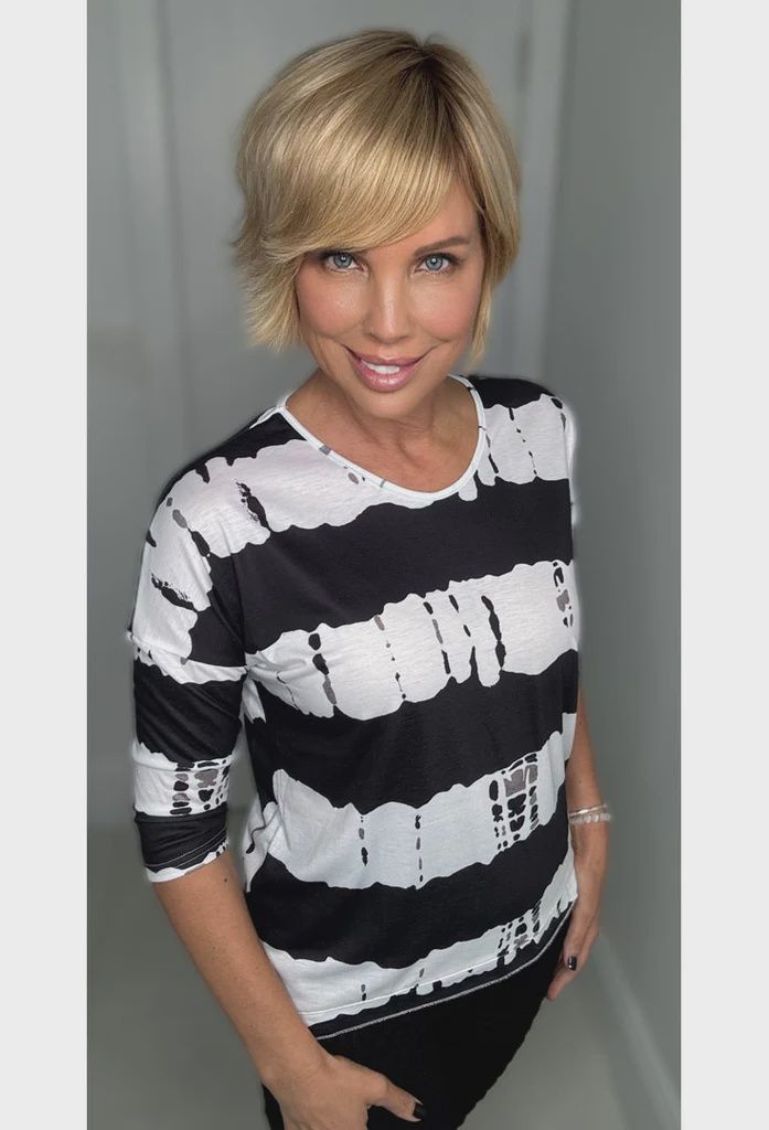 Ethyl &quot;Napa&quot; Soft Pullover Tie Dye Top (246BW)