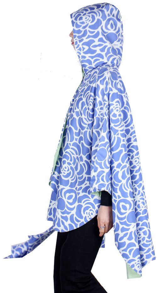 Rain Cape - Blue Nautilus - Coastal Collection
