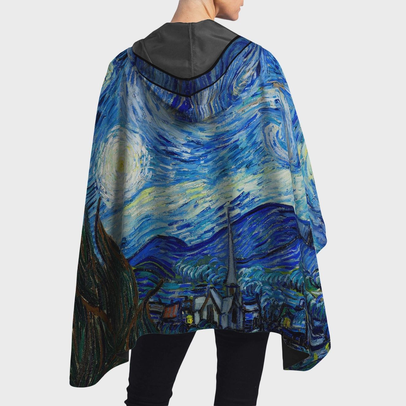 Rain Cape - Van Gogh &quot;Starry Night&quot; (One Size)