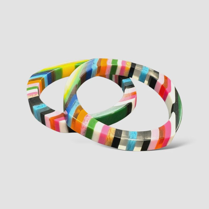 Rainbow Resin Bracelet