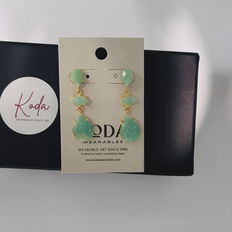 Amazonite Drop Earrings