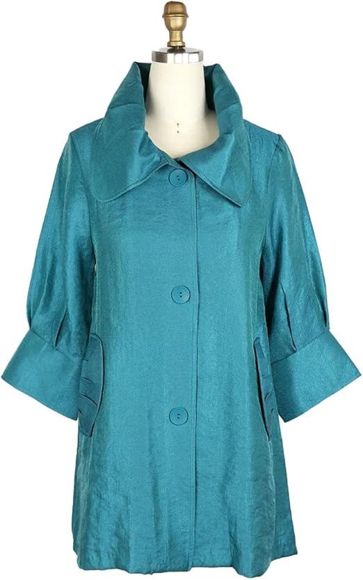 Damee Signature Swing Jacket (200) Teal, Size: XS