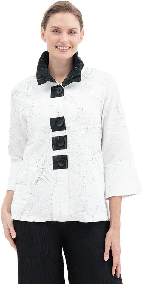 Damee Crinkle Button Jacket (4951)
