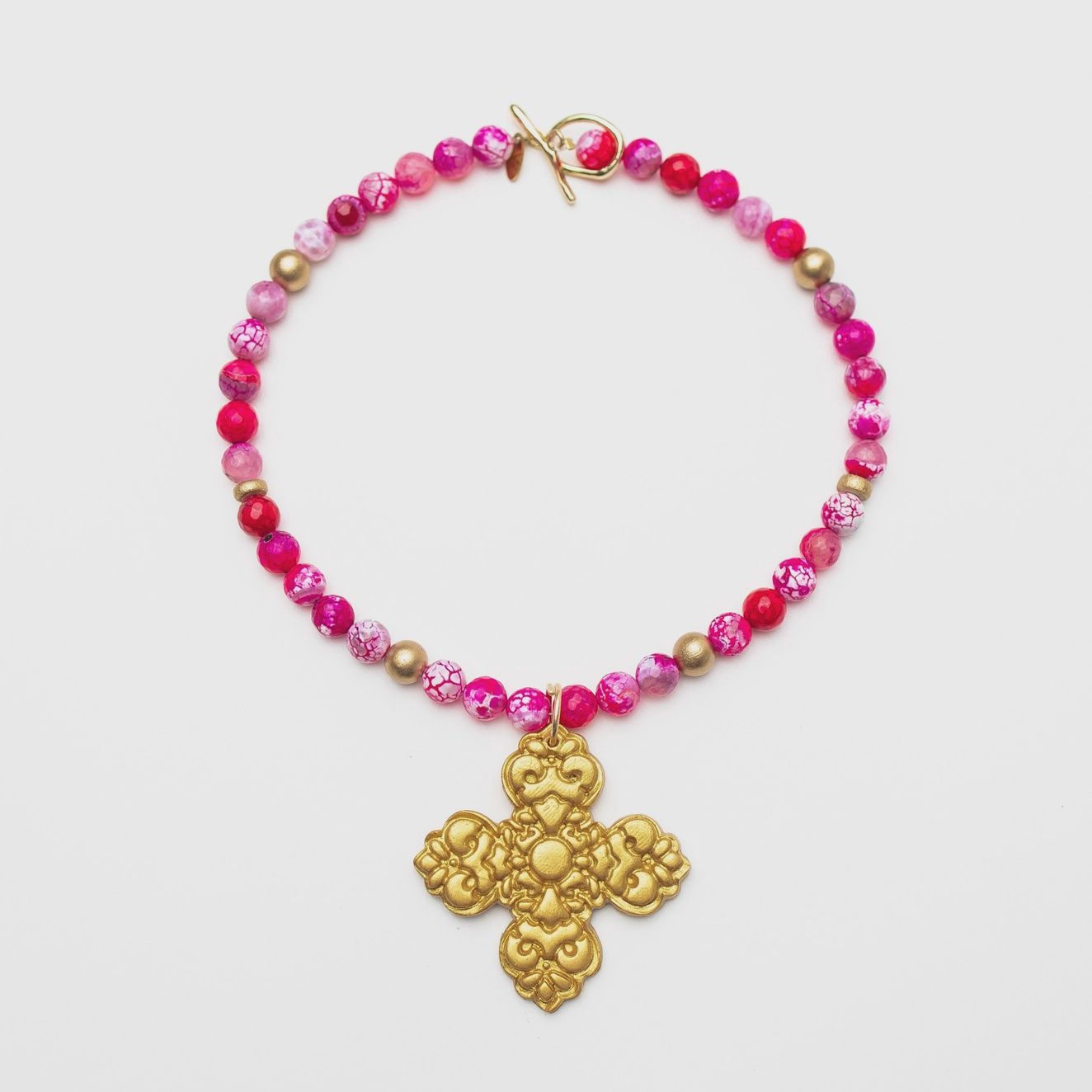 Pink Fire Agate with Andrea Cross