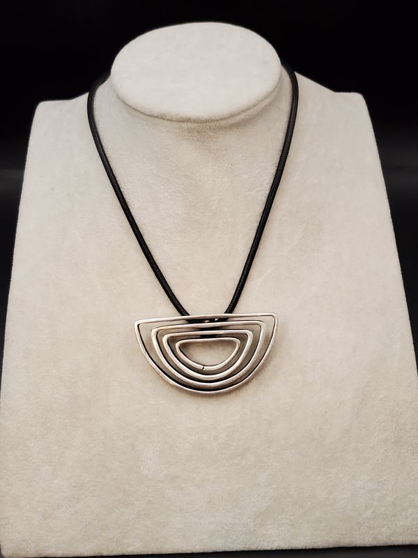 Pewter SemiCircles on Chord