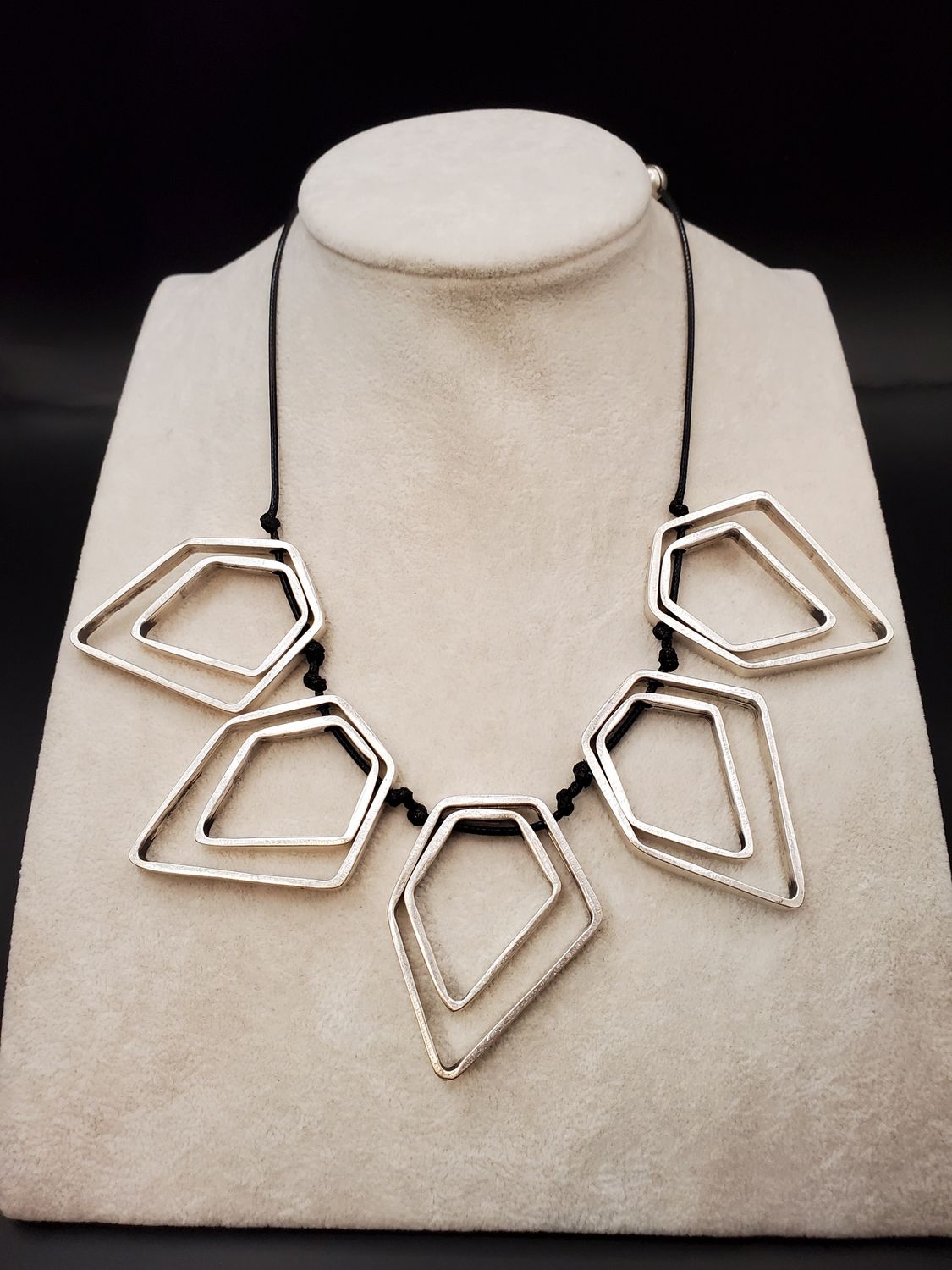 Pewter Hexagons on Chord