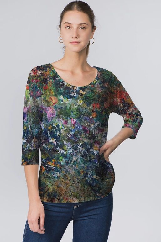 Et&#39;Lois &quot;Fiona&quot; Top (752) Impressionist
