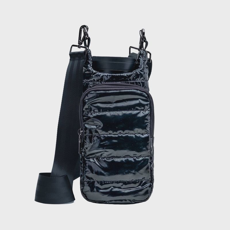 Hydrobag® Glossy  w/Solid Matching Strap - Black