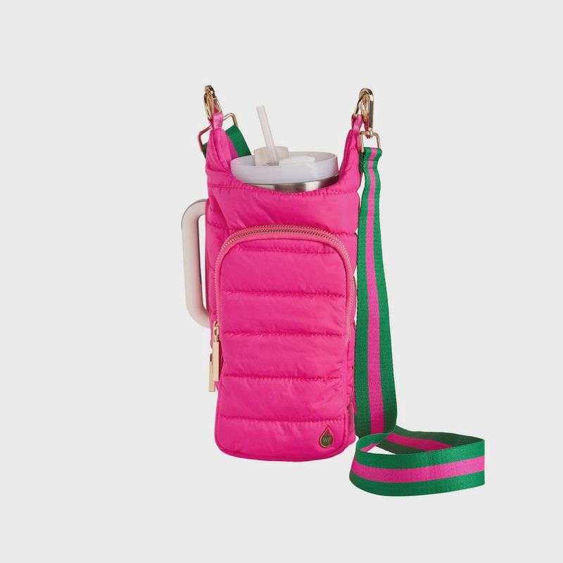 Hydrobag® Bright Pink w/Pink and Green Striped Strap
