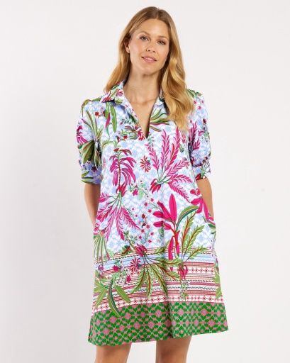 Jude Connally &quot;EMERSON&quot; Dress - Palm Royal White, Size: XS