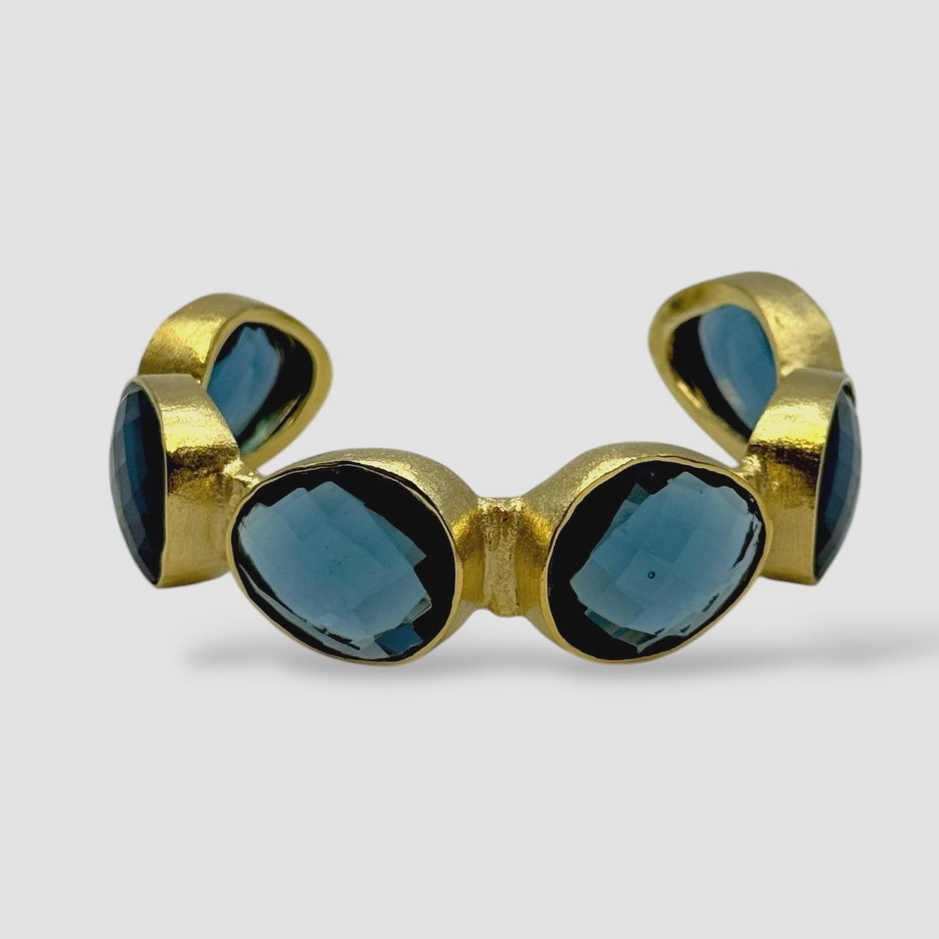 &quot;Kara&quot; Iolite Cuff Bracelet
