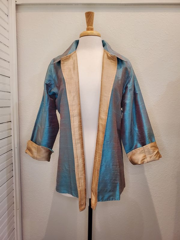 Anu Reversible Silk Jacket (13403)