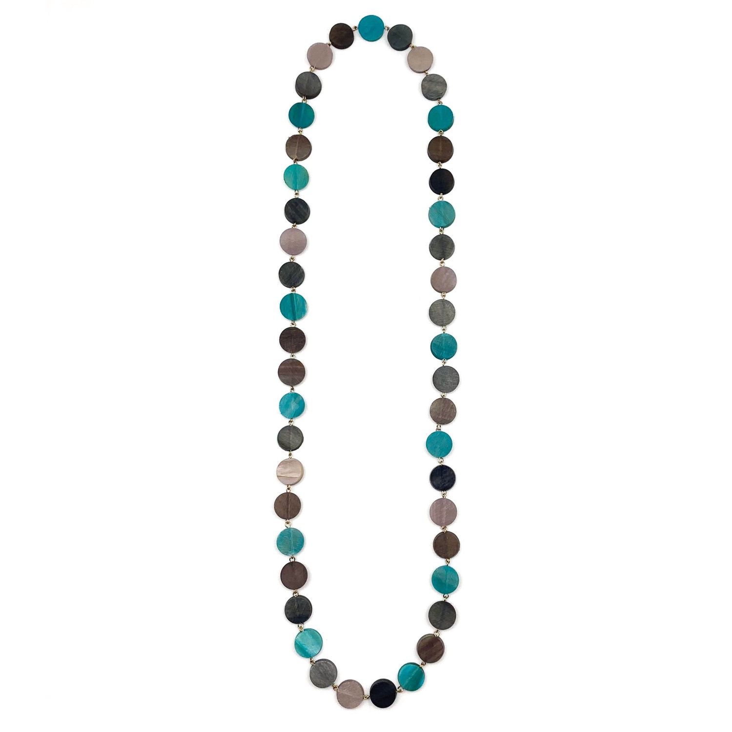 Omala Azure Coast Circles Necklace