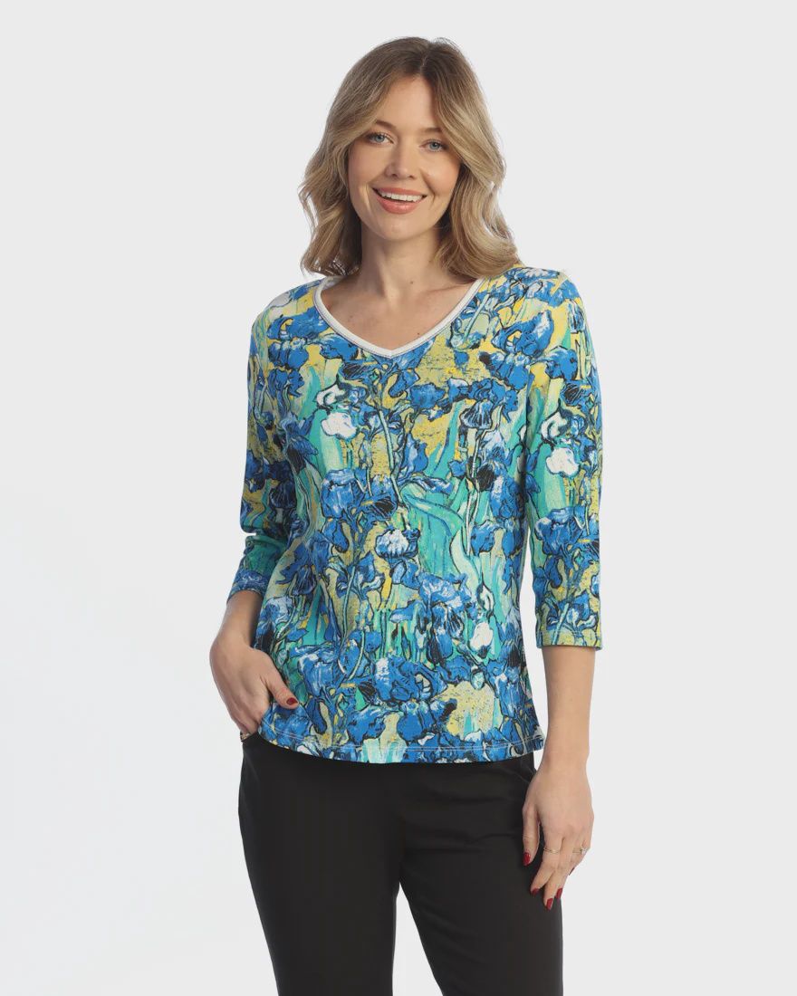 J&amp;J &quot;Irises&quot; Top (15-1724)
