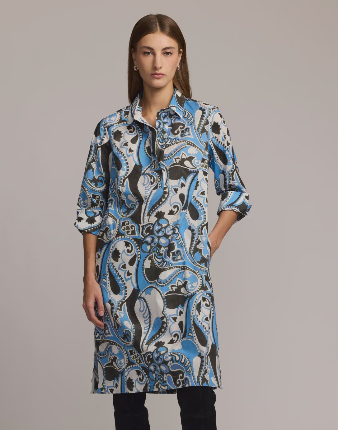 Hinson Wu &quot;Charlotte&quot; Dress (1611137) Dancing Paisley