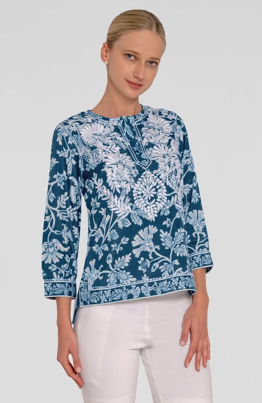Gretchen Scott Silky Soft Hand Embroidered Tunic (TUEMSS)
