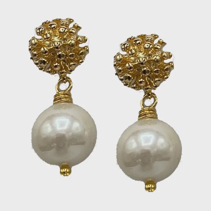 Pearl Starburst Earrings