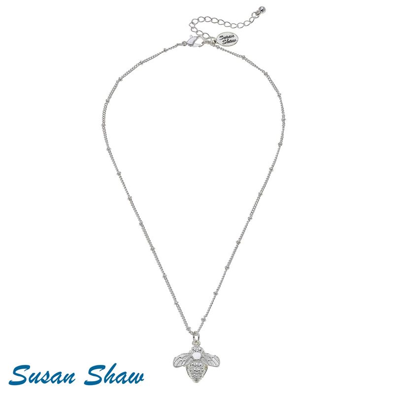 Bee on Dotted Chain Necklace