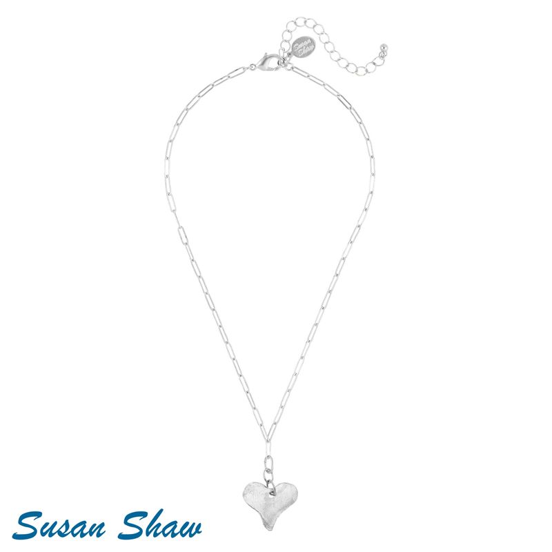 Heart Paperclip Necklace