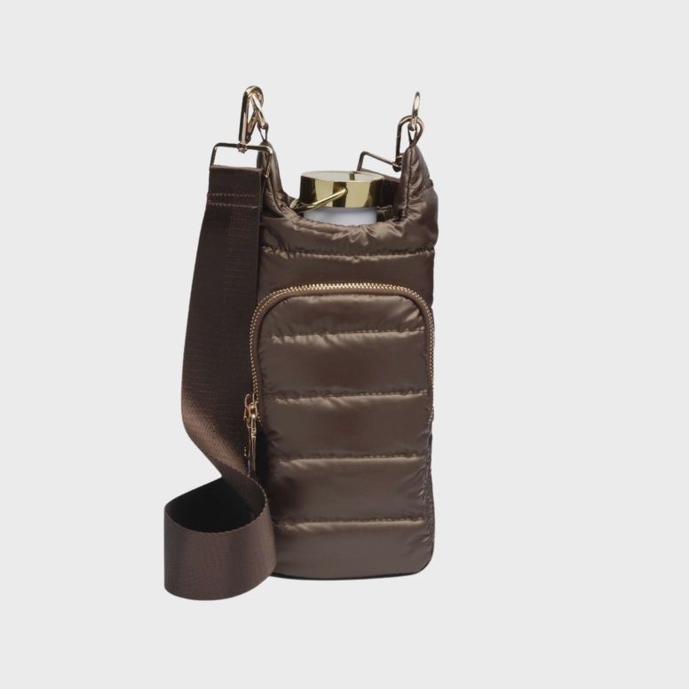 Hydrobag® Shiny w/Solid Matching Strap - Chocolate Brown