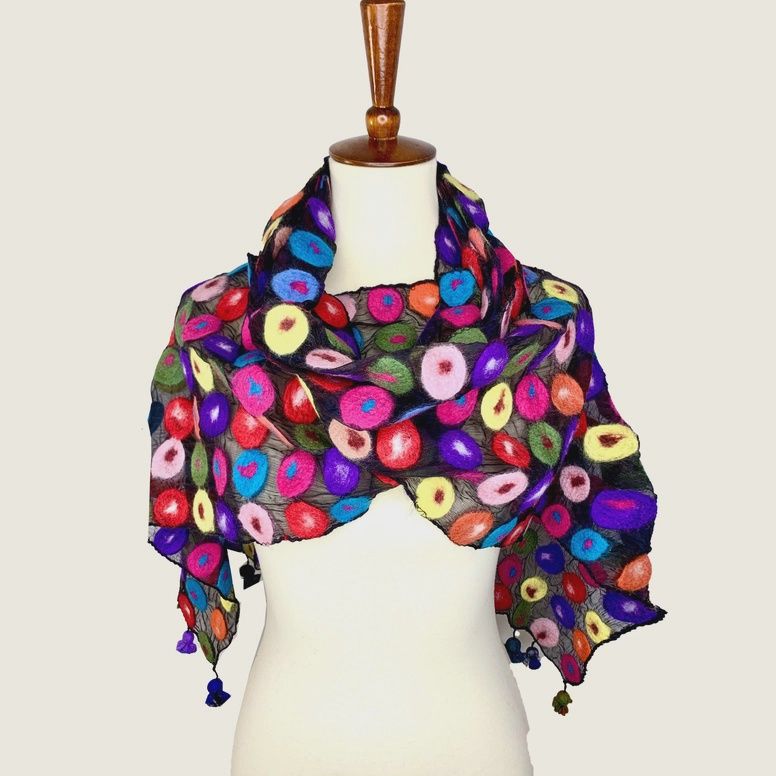 Pomegranate Moon &quot;Polka Dot&quot; Scarf