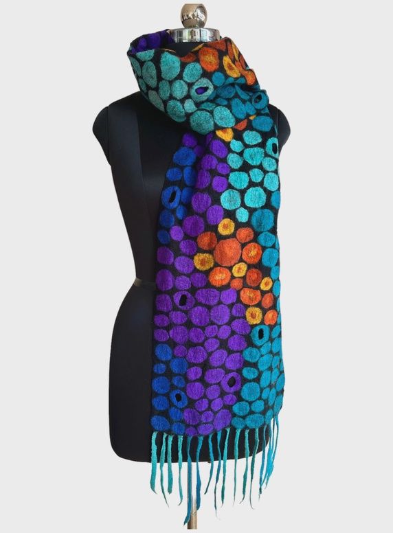 Pomegranate Moon &quot;Stepping Stones&quot; Scarf