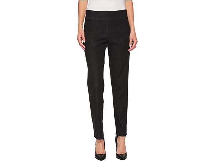 Krazy Larry Pull on Denim Ankle Pant (P607) Black