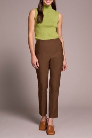 Tribal &quot;Flatten It&quot; Pull on Ankle Pant (2278O) Wood