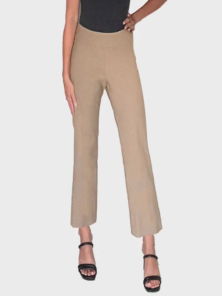 Krazy Larry Pull-On Wide Ankle Pant (P-600) Taupe