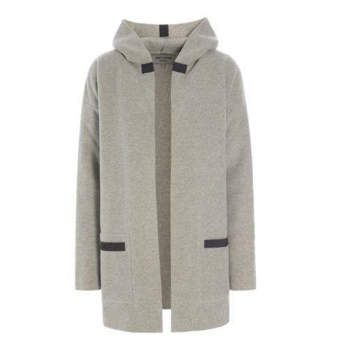 Henriette Steffensen Hooded Cardigan (7118) Sand, Size: XS