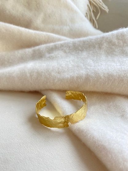 Gold Plated Thick Cuff