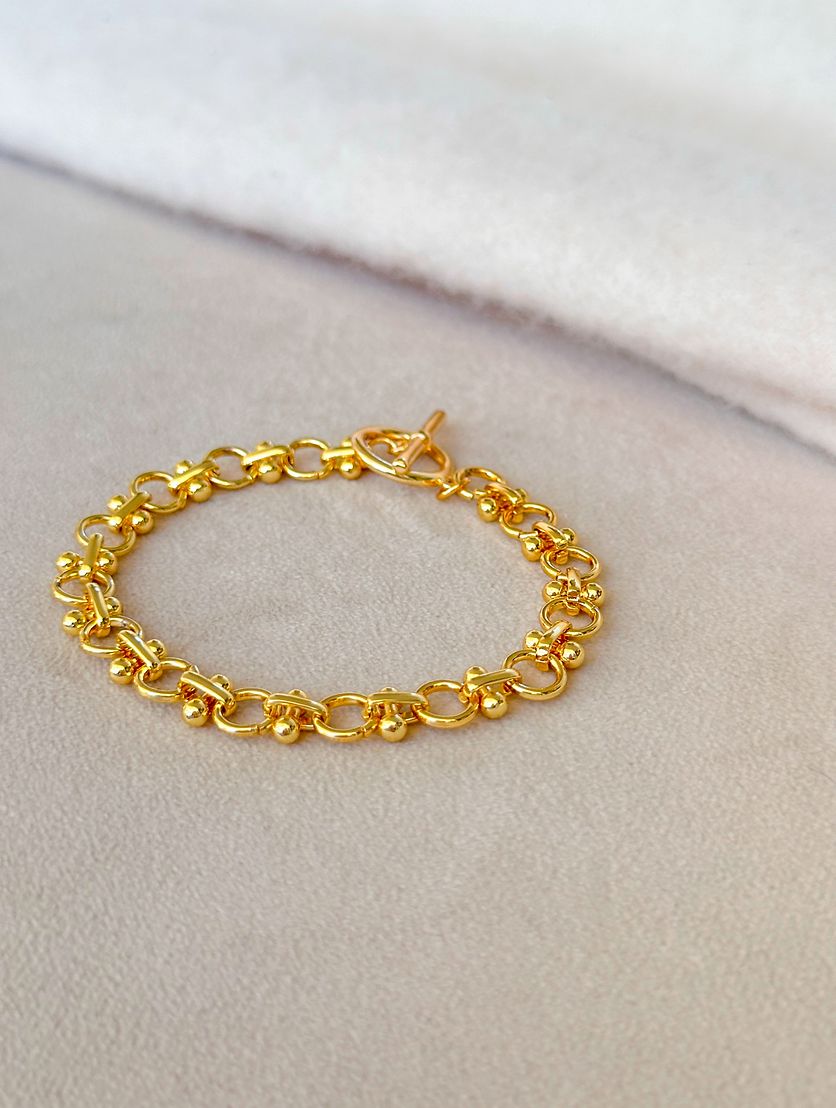 Gold Loop Bracelet