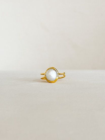 Pearl Gold Ring