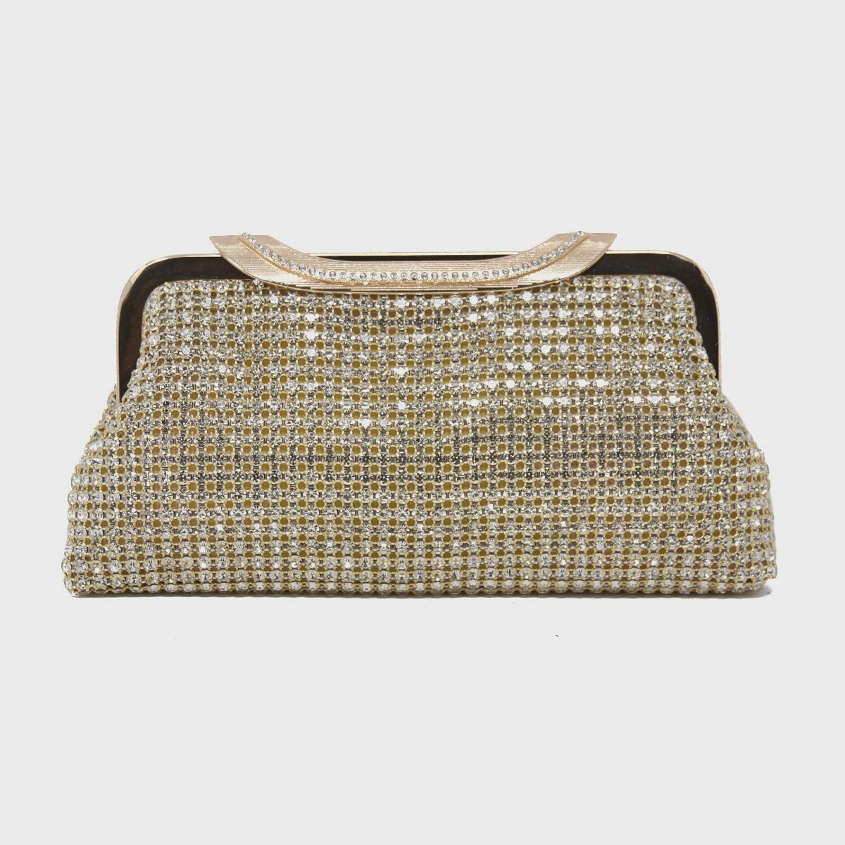 Sparkly Evening Clutch and Top Hande Bag (GF5834), Color: Gold