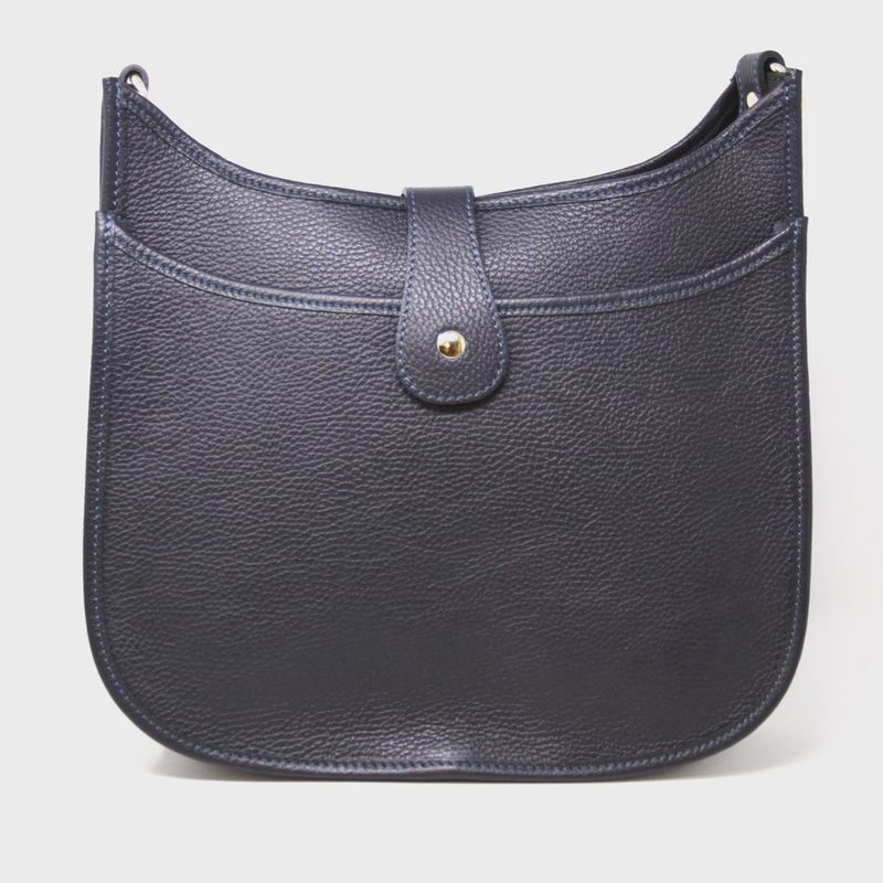 Italian Leather Big Messenger Bag
