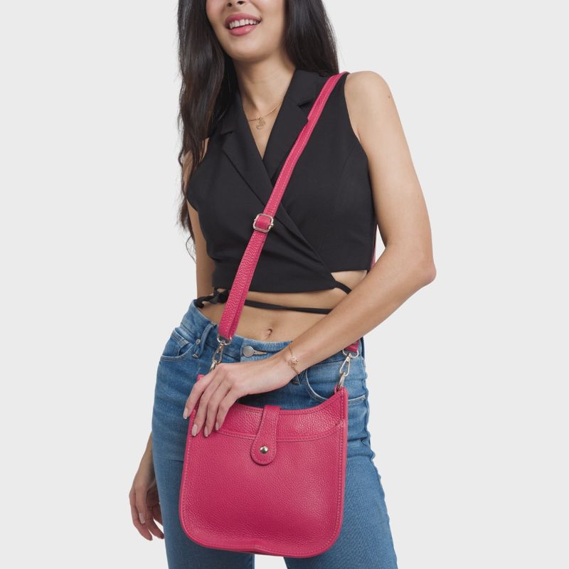 Italian Leather Big Messenger Bag