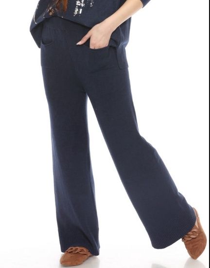 Flora Ashley Sweater Pant (9826) Navy
