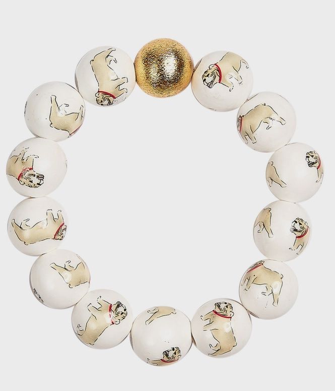 Georgia Bulldog Bracelet