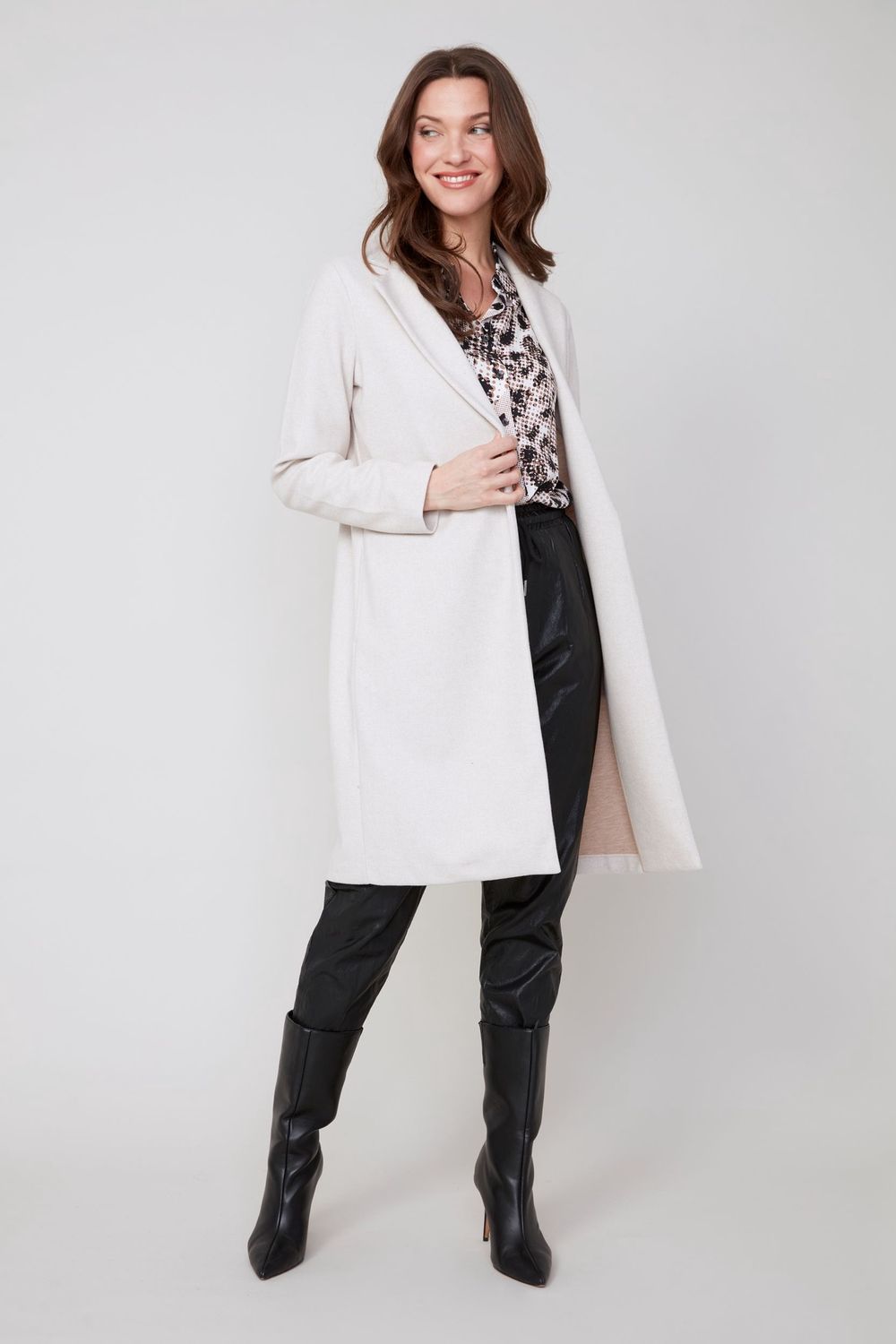 Renuar Knit Jacket (R3865) Oatmeal