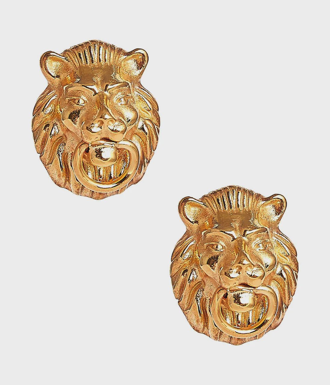 Lion Door Knocker Earrings