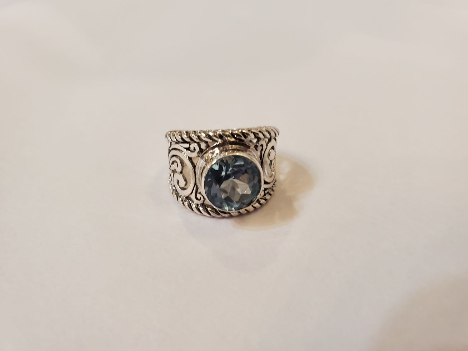 Blue Topaz Ring