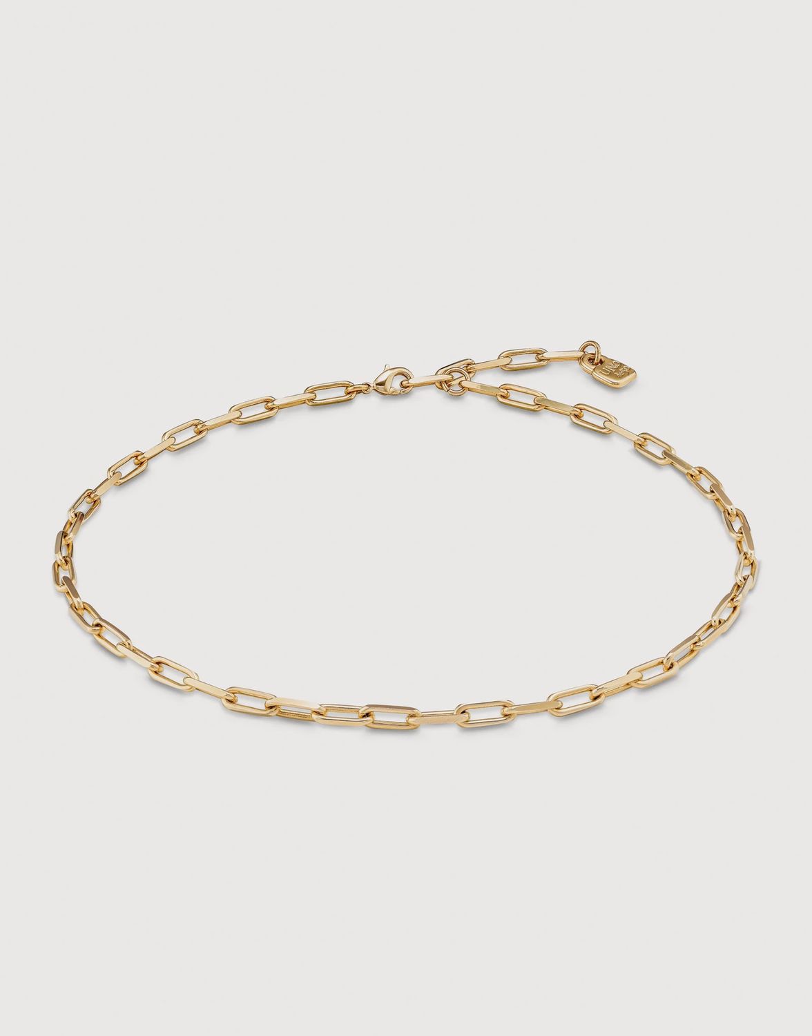 Paperclip Chain Necklace - Gold